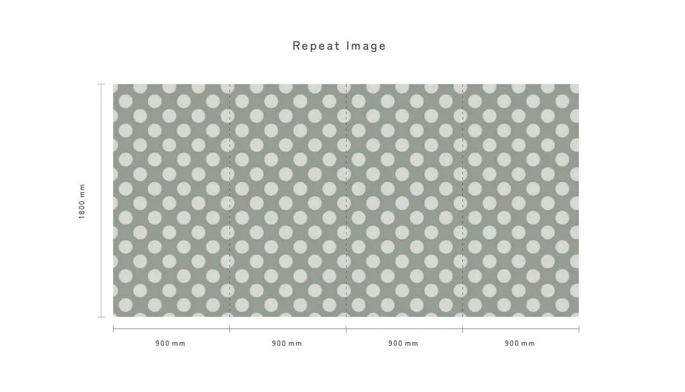 LIMELIGHT（ライムライト）のDO-PO-05は水玉（ドット）柄のポルカドットのオレンジ色。オフィスの執務スペース・会議室や店舗デザインに対して温かみのあるモダンな空間演出に最適な個性化を実現する壁紙クロス。そのパターンイメージ。