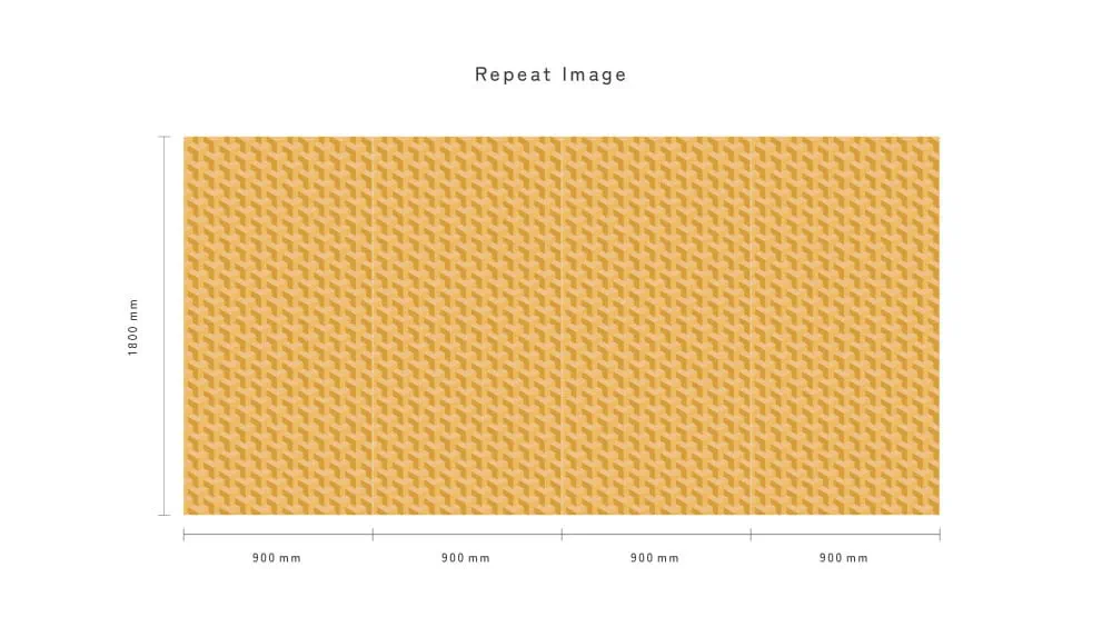 LIMELIGHT（ライムライト）のLT-GC009は幾何学（ジオメトリック）柄のトライアングルブロックのダークブラウン色。 オフィスの執務スペース・会議室や店舗デザインに対してモダンな空間演出に最適な壁紙クロスのパターンイメージ。